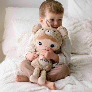 XXL teddy in brown - 48 cm - customizable with name