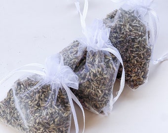 Dried Lavender Sachet: Wedding Toss Confetti, Fragrant Favors
