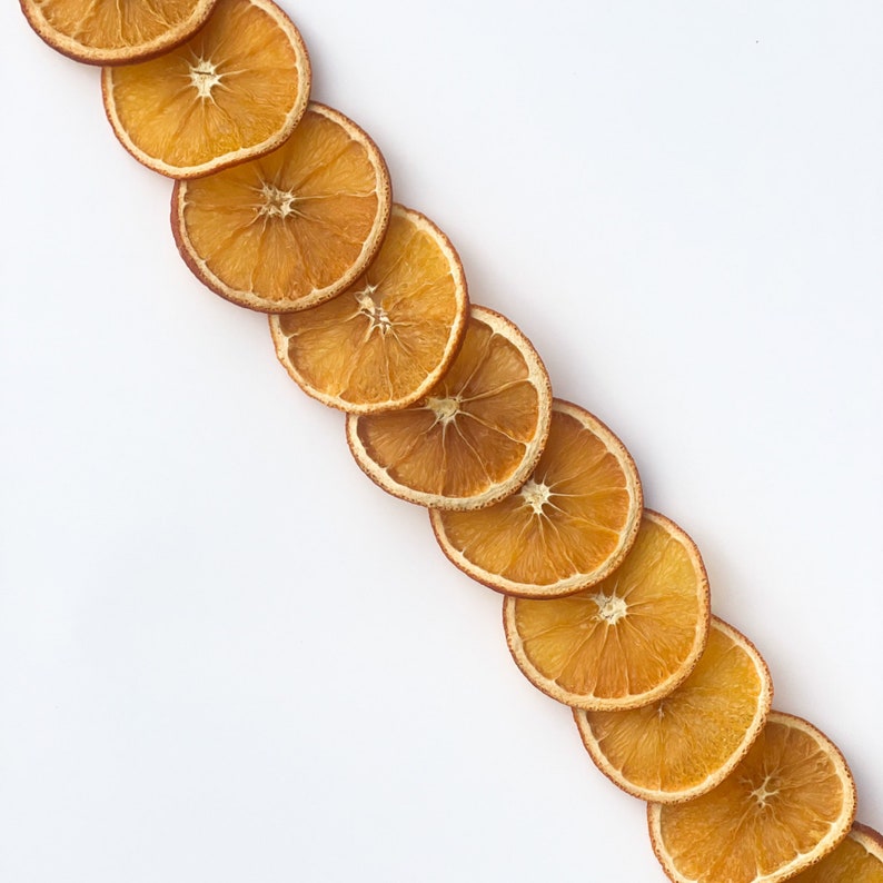 Dehydrated Orange Slices, Dried Orange Slices, Dehydrated Citrus, Oranges for Cocktails, Sliced Oranges, Orange Slice for Soap and Candles Bild 3