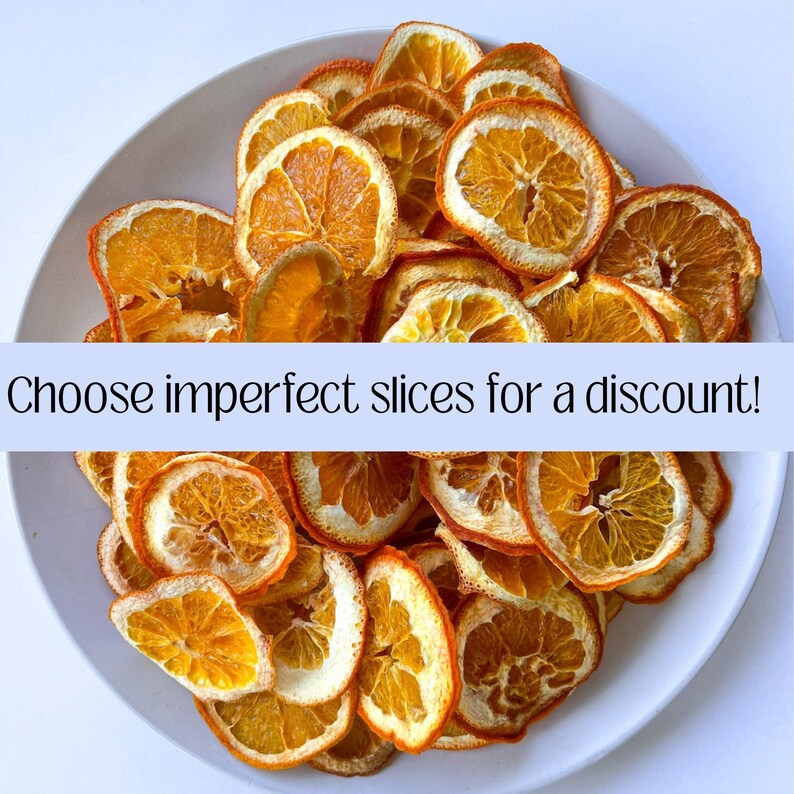 Dehydrated Orange Slices, Dried Orange Slices, Dehydrated Citrus, Oranges for Cocktails, Sliced Oranges, Orange Slice for Soap and Candles Bild 8