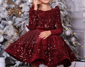 Long Sleeve Prom Dress - Etsy