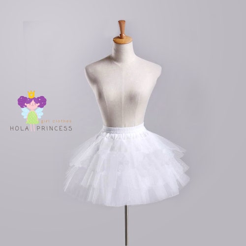 Puffy White Flower Girl Dress Wedding Bridesmaid Toddler Etsy