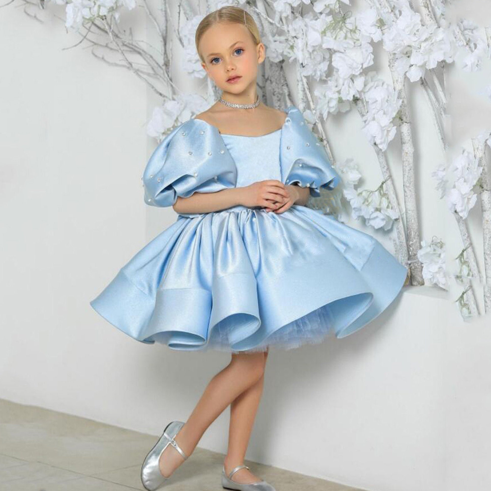 Blue Christmas Dress - Etsy