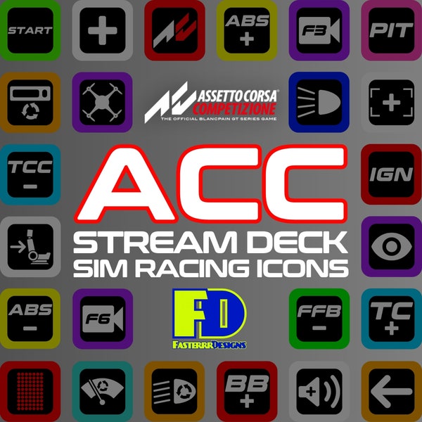 ACC Stream Deck Sim Racing Icons