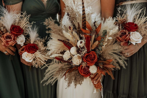Boho/Rustic Wedding Florals