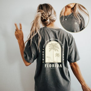 Was für ein Absturz, was für eine Rush - Comfort Colors Florida T Shirt - Destin Florida - Fl Girl - Sommer Ästhetik - F Me Up Fl