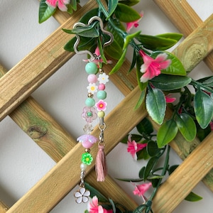 flower key ring