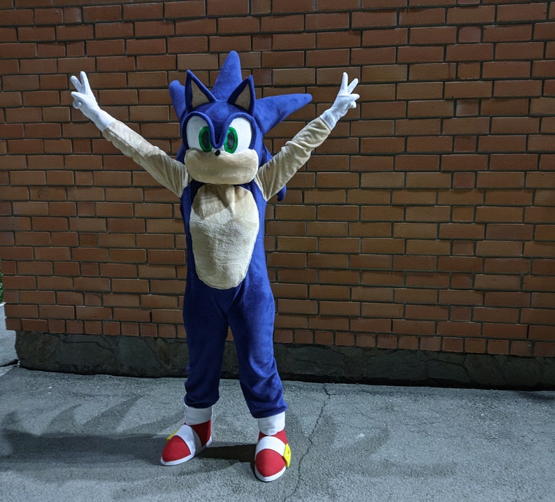 Cosplay Costume Sonic the Hedgehog Halloween Etsy
