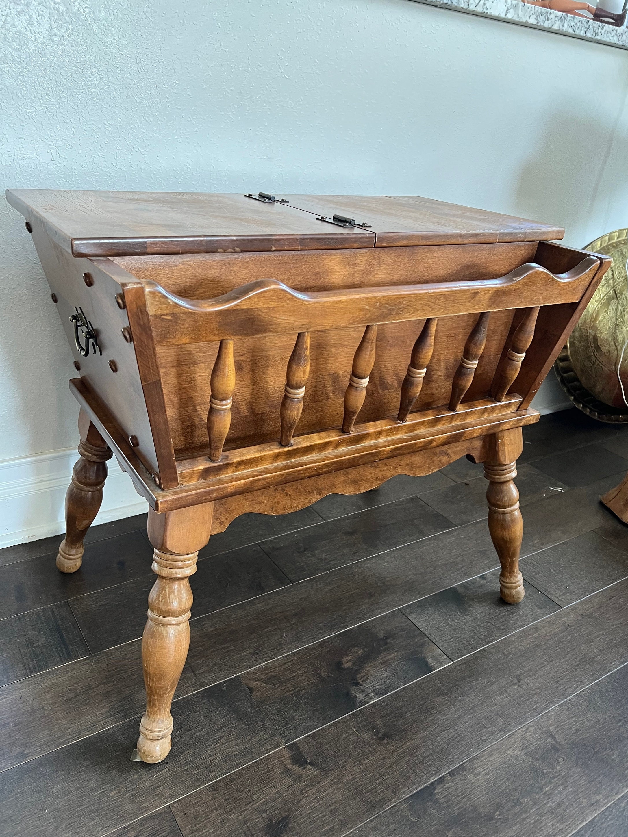 Ethan allen doughbox end table online
