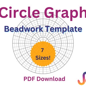 Circle Graph: Beadwork Template | PDF Download
