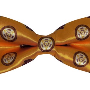 BCU Bow Tie – Handmade Bethune-Cookman University Clip-On Bowtie for Men, HBCU Formalwear, Graduation or Alumni Gift