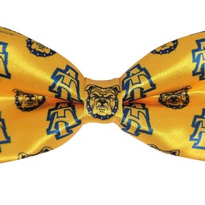 NCAT Aggies 蝶ネクタイ：ノースカロライナ A&T 州立大学、手作り