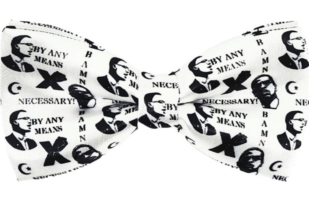 malcolm x bow tie