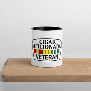 Cigar Aficionado White Coffee Mug | Brothers Bowties Cigars Gift Cup for Men & Women