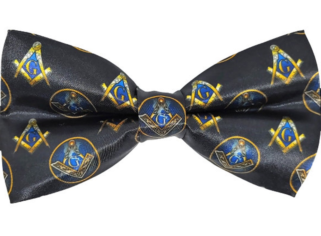 masonic self tie bow tie