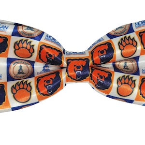 Handmade Morgan State University Bow Tie: HBCU Golden Bears Pride