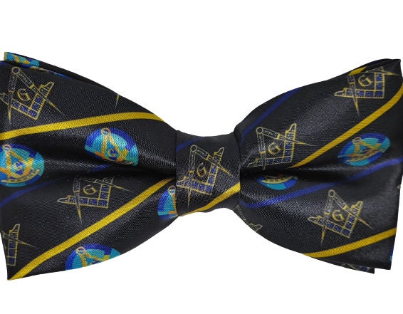 masonic self tie bow tie
