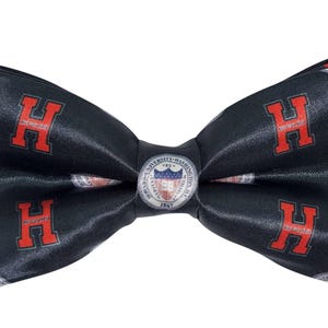 Howard University Bow Tie for Men – Handmade HU HBCU Bison Bowtie – Blue Graduation Gift – Formal Howard University Accessory – Alumni Wear