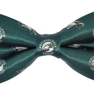 Philadelphia Eagles Bow Tie – NEW! Black Philadelphia Eagles Bow Tie – Philadelphia Eagles Fan Gear – NFL Team Bow Tie – Philadelphia Eagles