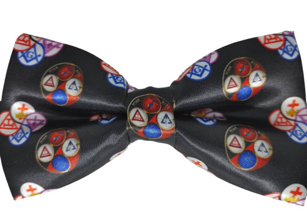 masonic self tie bow tie