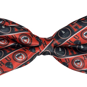 NEW! Howard University Bow Tie – HU Bison Bow Tie – HBCU Howard University Accessory – Perfect for Howard Fans, Alumni & Students