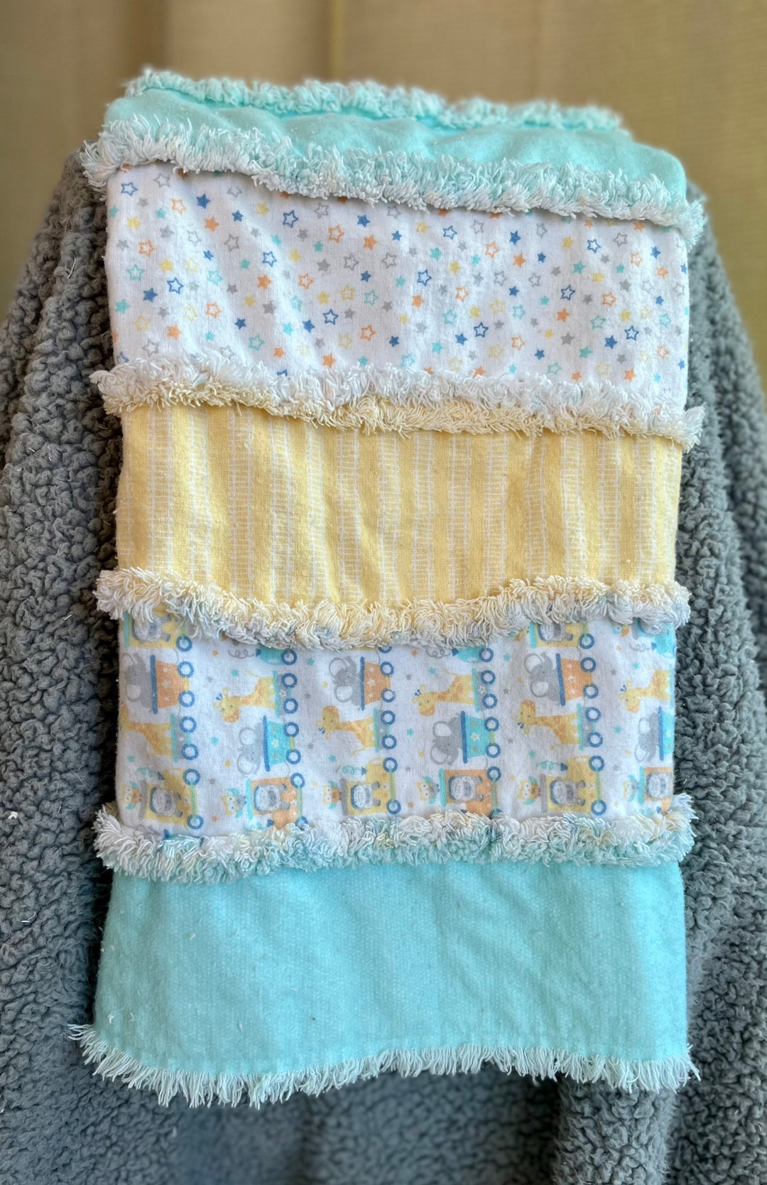 Handmade Rag Quilt Etsy