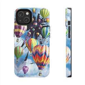  iPhone 12 mini Yeti on Balloons Case : Cell Phones