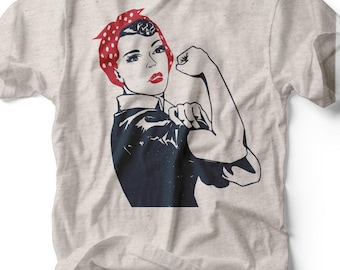 Rosie the Riveter | Women's T-Shirt | Ruby's Rubbish®