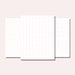 Printable Notebook Paper, 9 Styles, Pink Color, Digital Pdf - Etsy