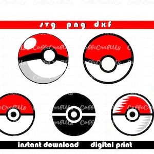 pokeball Vector Icons free download in SVG, PNG Format