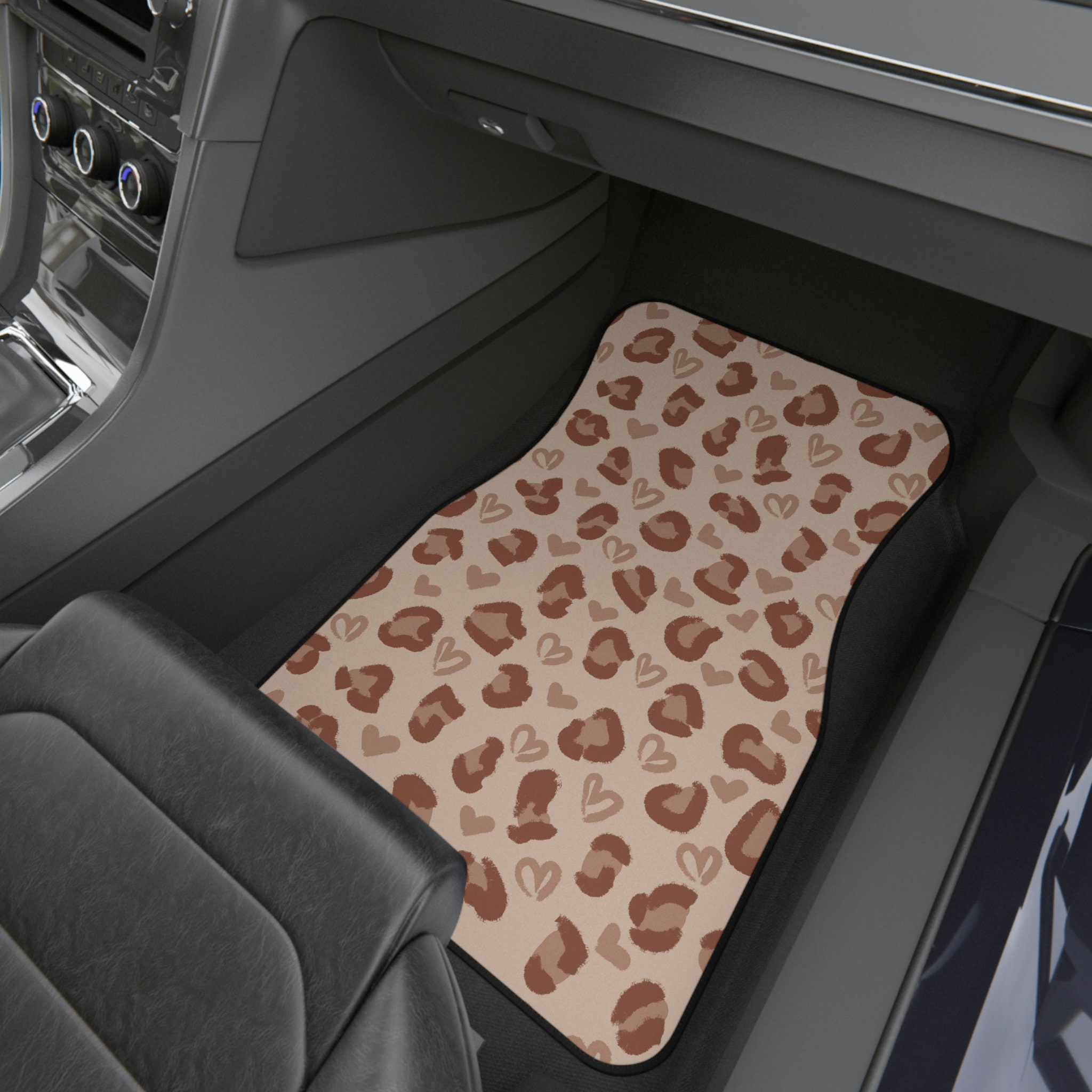 Customized Leopard Car Mats Leopard Car Accessories Etsy