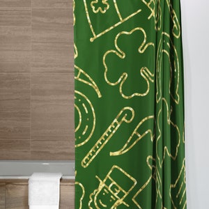 holiday aisle st patricks day shower curtain