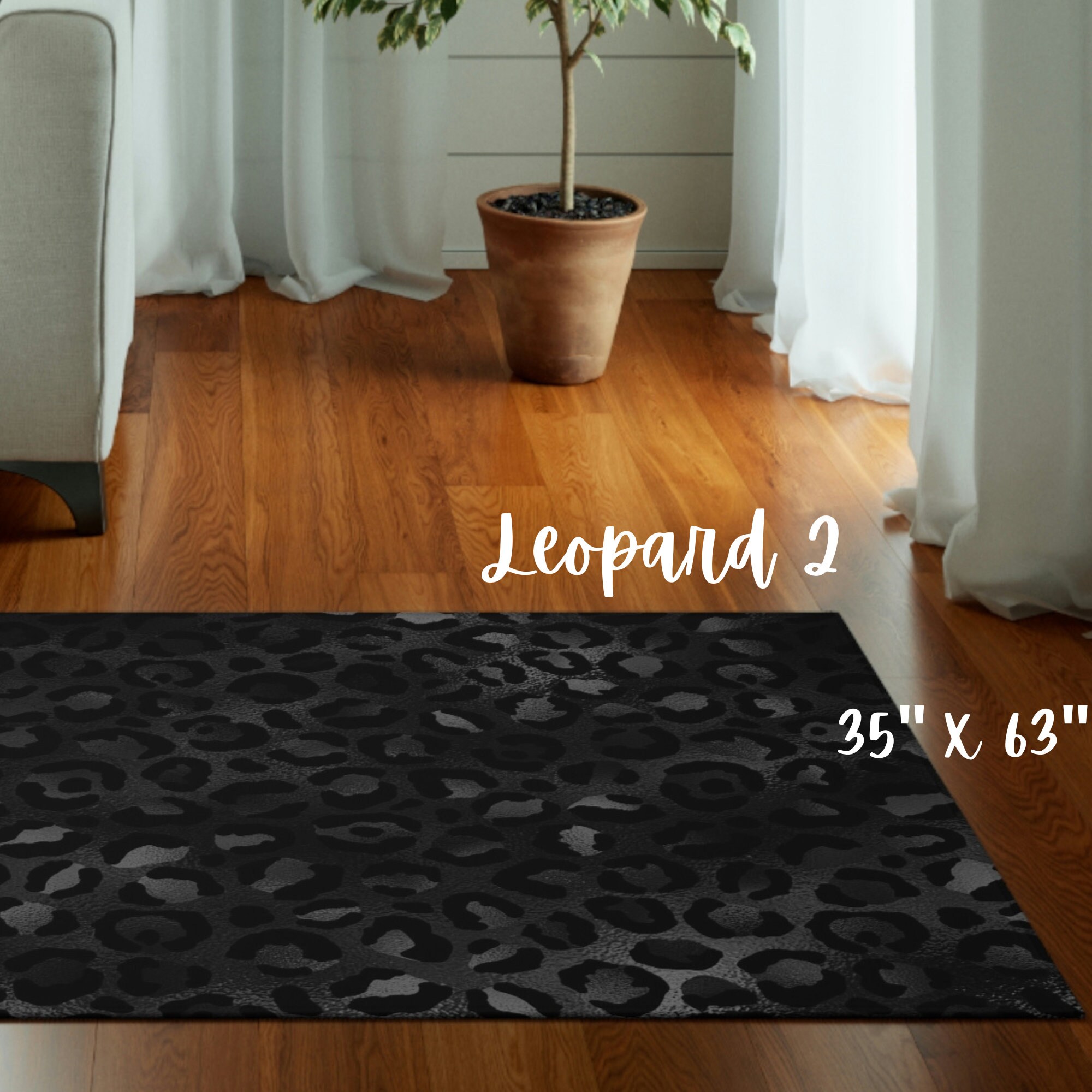 Leopard Area Rug Leopard Print Rug Animal Print Dornier Rug Etsy