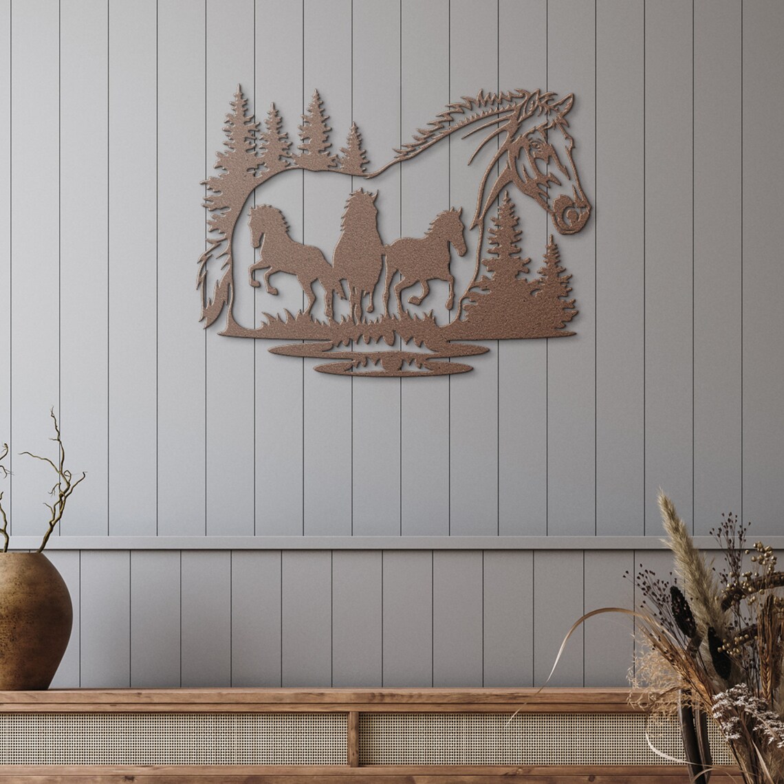 Metal Wall Art Horses Wall Decor Wall Hanging Horses Running Etsy