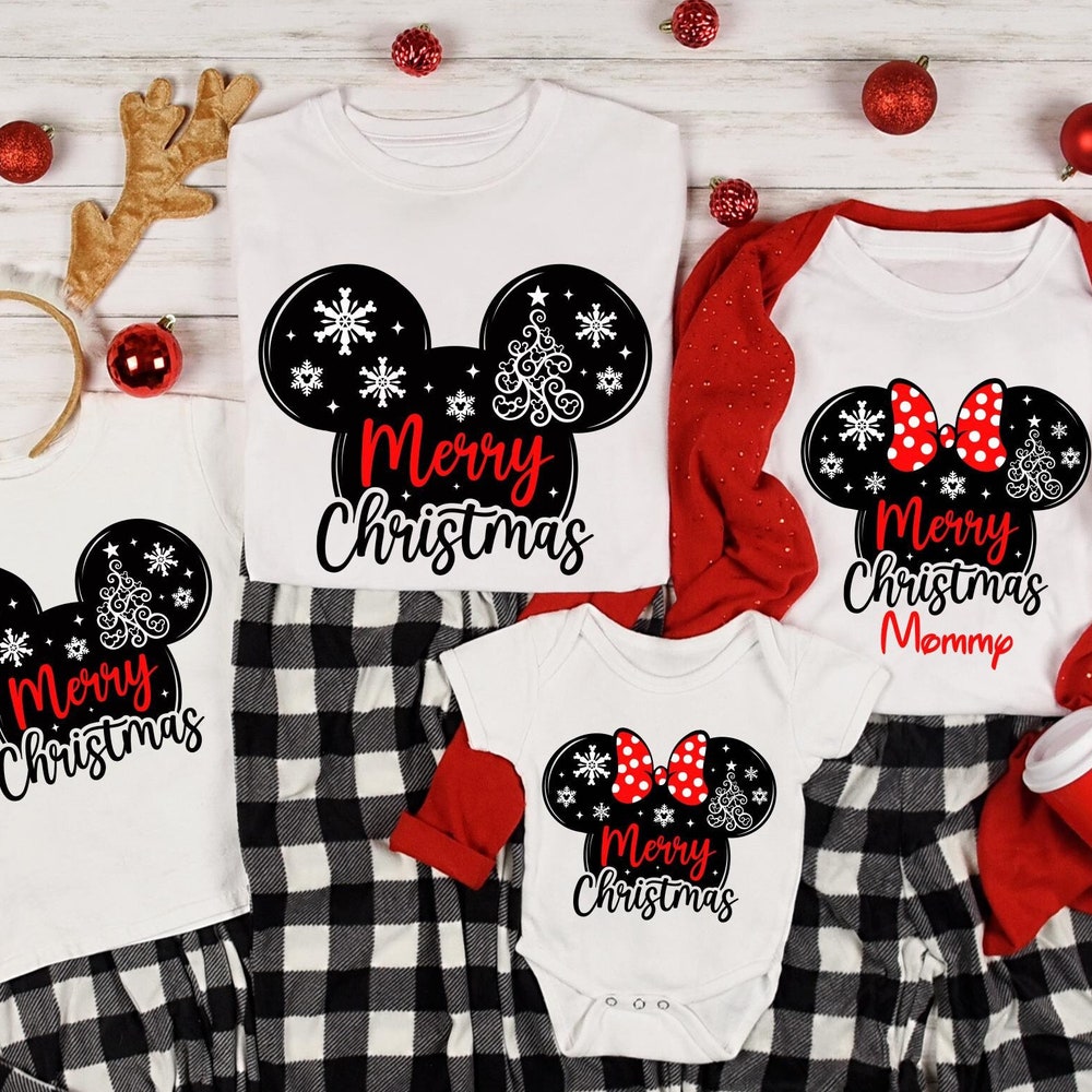 Merry Christmas Tshirt,Christmas Tshirt,Disney Christmas Family Tshirt,Disney Christmas Matching Tshirt,Christmas Family Tshirt,Family Tee Shirttrend