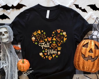 Disney Fall Vibes Shirt,Disney Fall Tshirt,Disney Custom Fall Shirt,Disney Halloween Tshirt,Disney Fall Sweatshirt,Disneyland Fall Tshirt