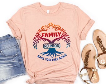 Family Reunion Tree Shirt: Custom Group Matching Tee