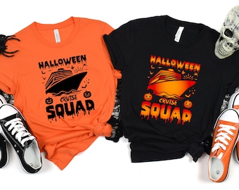 Halloween Cruise Squad Shirt: Matching Family Vacation Tee