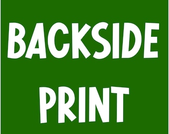 Backside Print