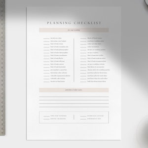 Wedding Planning Checklist
