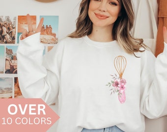 Sudadera con capucha Baking Queen Shirt, Baker Sudadera, Baking Lover Crewneck, Baker Mom Shirt, Baking Gift para mamá para el día de la madre, Baker