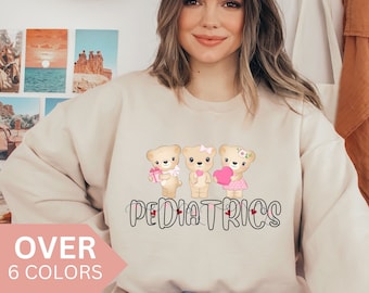 Pediatrics Valentine's Day Sweatshirt, Pediatrics Sweatshirt, PEDS Valentine's Sweater, Peds Nurse Shirt, Peds Crewneck,Pediatric Nurse Gift
