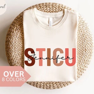 Personalized STICU Nurse Shirt, Custom STICU Nurse T-shirt, STICU Nurse Gift, Nurse Appreciation Tshirt, Surgical Trauma Icu Nurse Tee