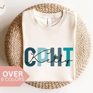 Personalized CPHT Shirt, Custom CPhT T-shirt, Pharmd Gift, Certified Pharmacy Technician Tshirt, Pharmacy Tech T shirt, Pharmacist Gift