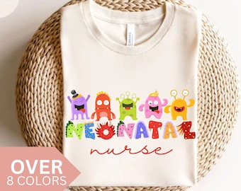 Chemise d'infirmière néonatale, T-shirt d'infirmière de l'USIN, T-shirt d'infirmière de pépinière, chemise CT d'infirmière nouveau-née, cadeau d'infirmière néonatale, tee-shirt d'unité de soins intensifs néonatals