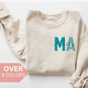 Personalized MA Nurse Sweatshirt, Custom MA Nurse Shirt, MA Nurse Gift, Nurse Appreciation Gift, Medical Assistant Crewneck,Ma Nurse Sweater