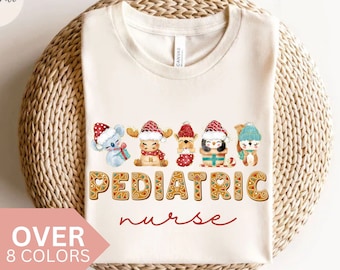 Pediatric Nurse Shirt, Pediatric Nurse Christmas Tshirt, Pediatric Nurse Gift, Peds Nurse T-shirt, Cute PEDS Nurse Tee, Nurse Appreciation