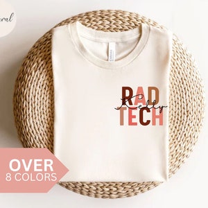 Personalized Rad Tech Shirt, Custom Rad Tech T-shirt, Rad Tech Tech Gift, Nurse Appreciation Gift, Radiologist Tshirt, Rad Tech Tee
