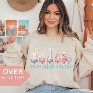 Neonatale verpleegster sweatshirt, NICU verpleegster shirt, kinderverpleegkundige trui, pasgeboren verpleegster crewneck, neonatale verpleegster cadeau, neonatale intensive care unit