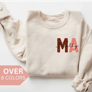 Personalized MA Nurse Sweatshirt, Custom MA Nurse Shirt, MA Nurse Gift, Nurse Appreciation Gift, Medical Assistant Crewneck,Ma Nurse Sweater